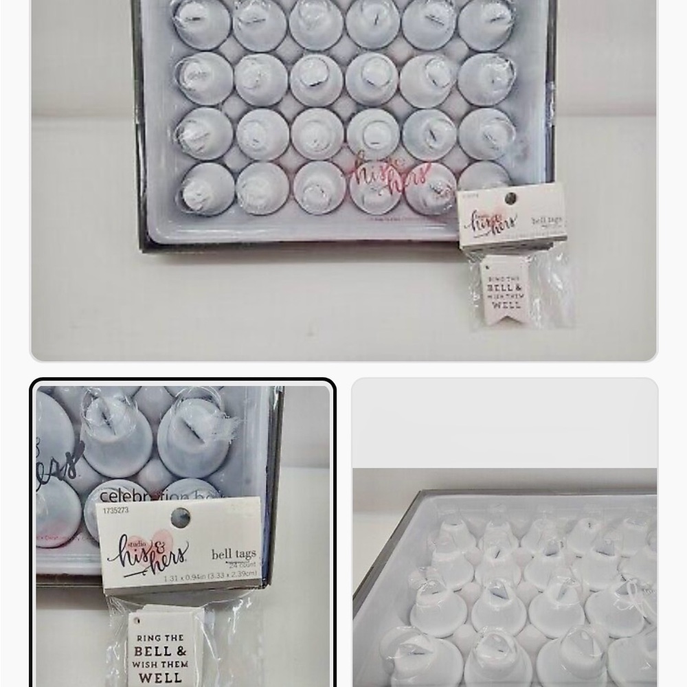 White Mini Bells Celebration